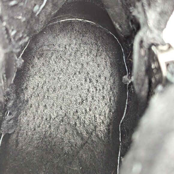 Circle G Women Distressed Black Leather Lasercut Western Cowboy Boots sz 8 - Picture 10 of 11